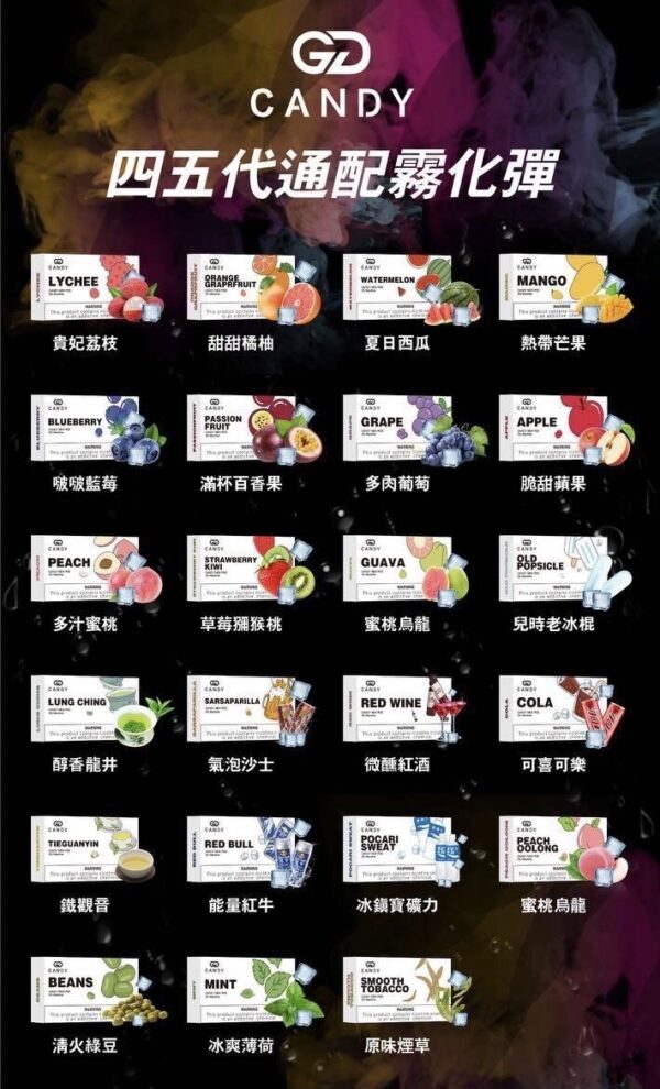 CD-Candy RELX四代無限 五代幻影煙彈