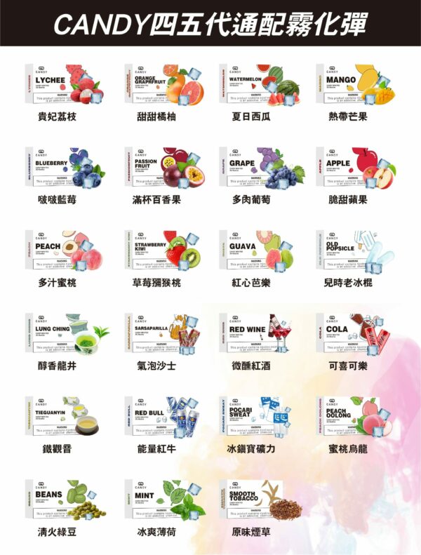 CD-Candy RELX四代無限 五代幻影煙彈