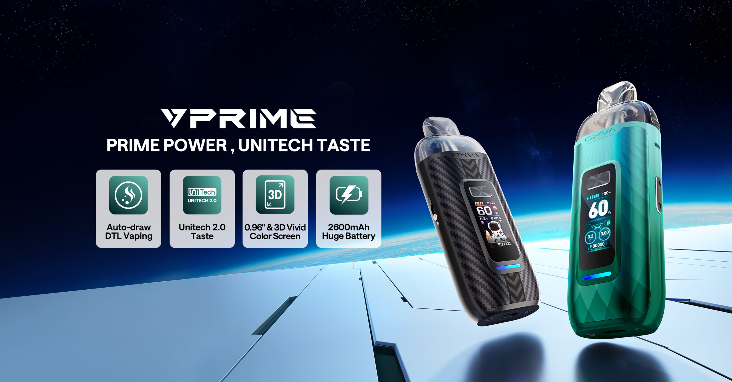 OXVA VPRIME 至尊雙模式大/小煙主機